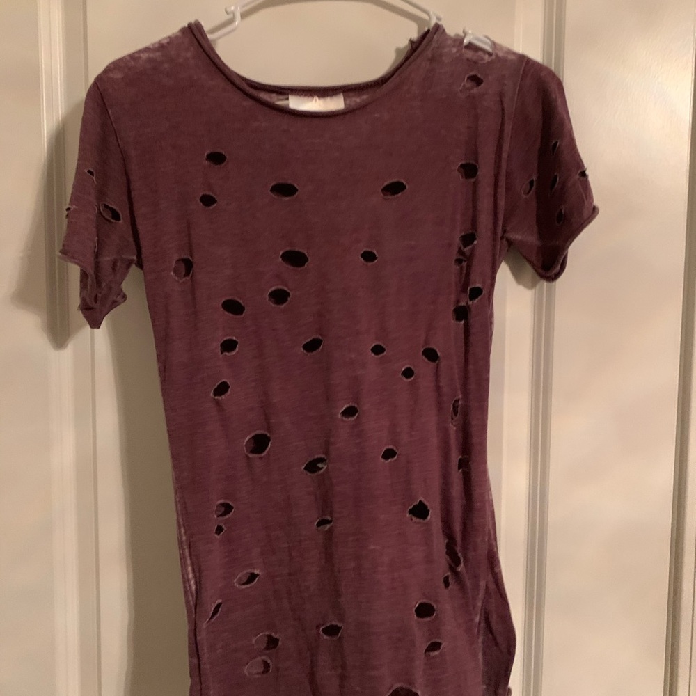 Purple Motorcycle Tee